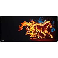 Los mejores  - JIALONG Grande Alfombrilla de Ratón Ordenador XXL (900x400x3mm) Speed Gaming Mouse Pad con Superficie de Tela Suave…